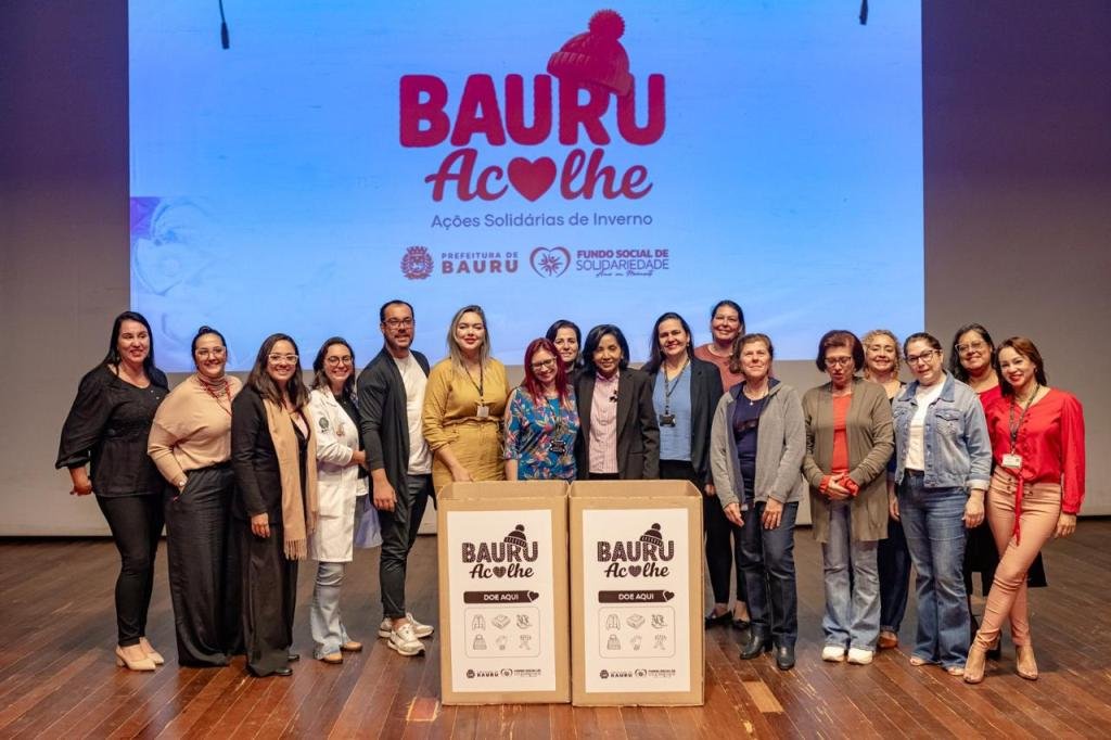 Campanha "Bauru Acolhe" mobiliza cidade para ajudar população vulnerável no inverno