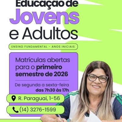 Inscrições abertas para o Ceja Bauru em 2026