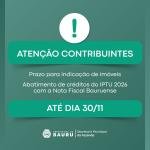 Indique Imóveis para Usar Créditos da Nota Fiscal Bauruense no IPTU 2026
