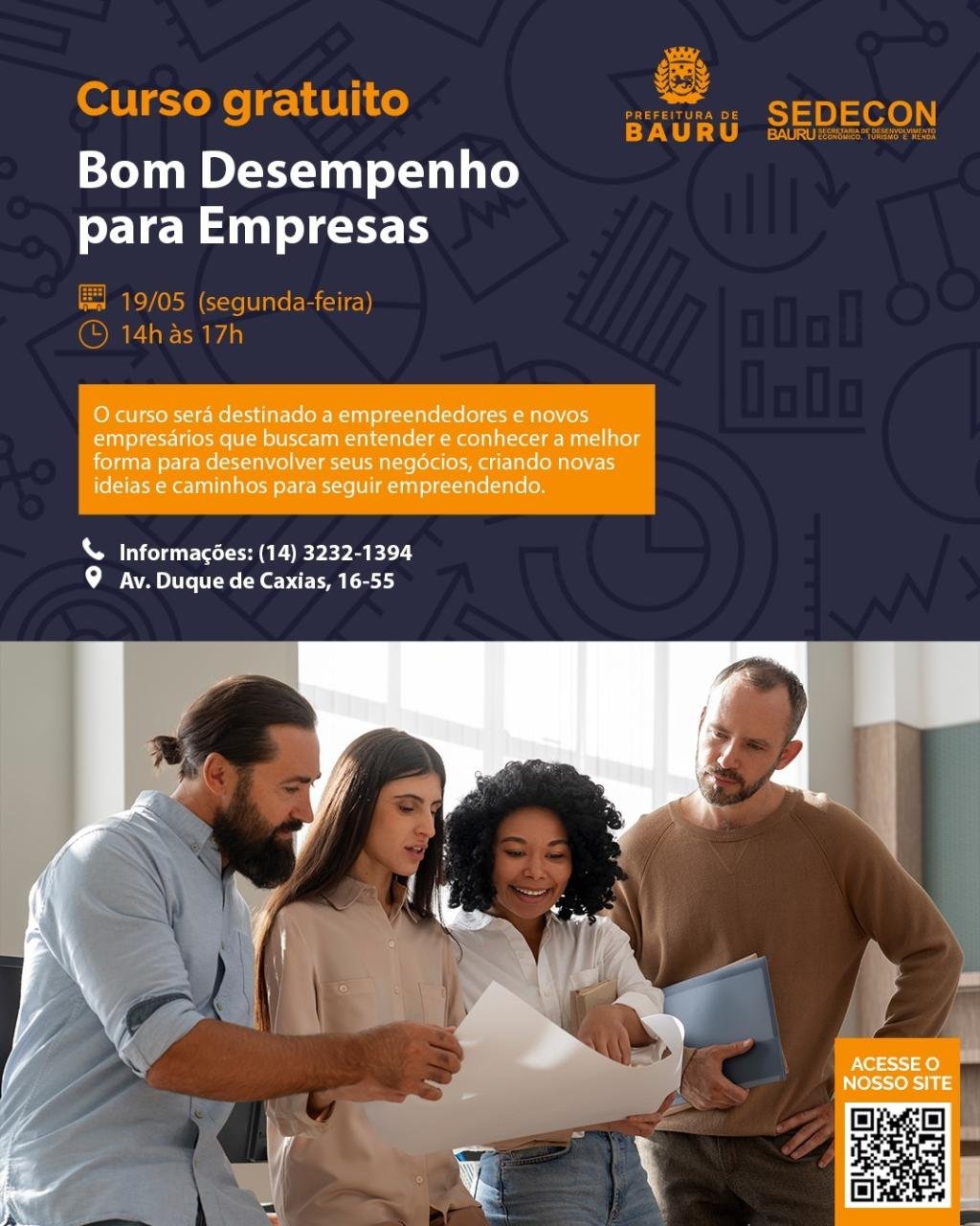 Curso Gratuito "Bom Desempenho para Empresas" no CIT Bauru: Inscrições Abertas!