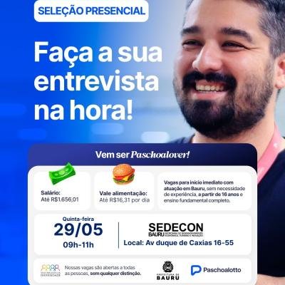 Bauru realiza ação de empregabilidade para pessoas com deficiência com apoio da Sedecon e Paschoalotto