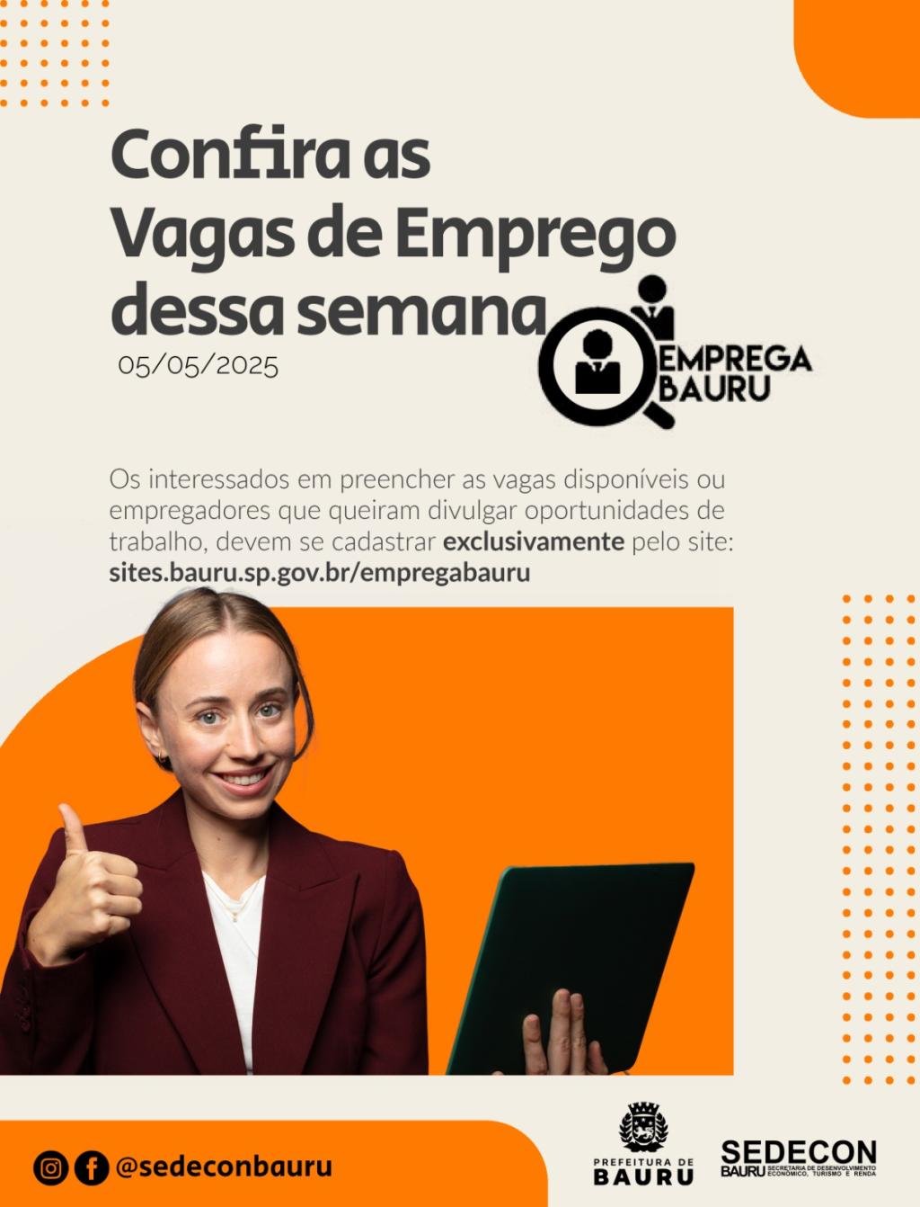 Emprega Bauru: Confira as Vagas de Emprego desta Semana