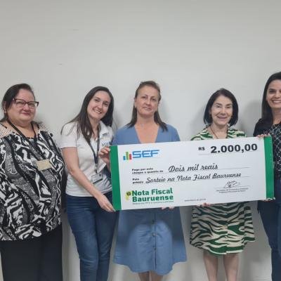 Programa Nota Fiscal Bauruense: Ganhadores de Fevereiro/2025 Recebem Prêmios em Dinheiro