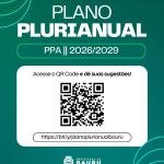 Prefeitura de Bauru abre consulta pública para Plano Plurianual 2026-2029