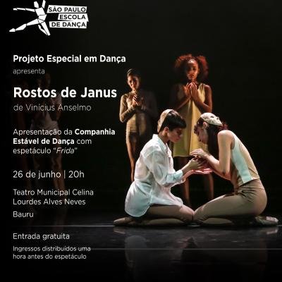 São Paulo Escola de Dança apresenta “Rostos de Janus” em Bauru