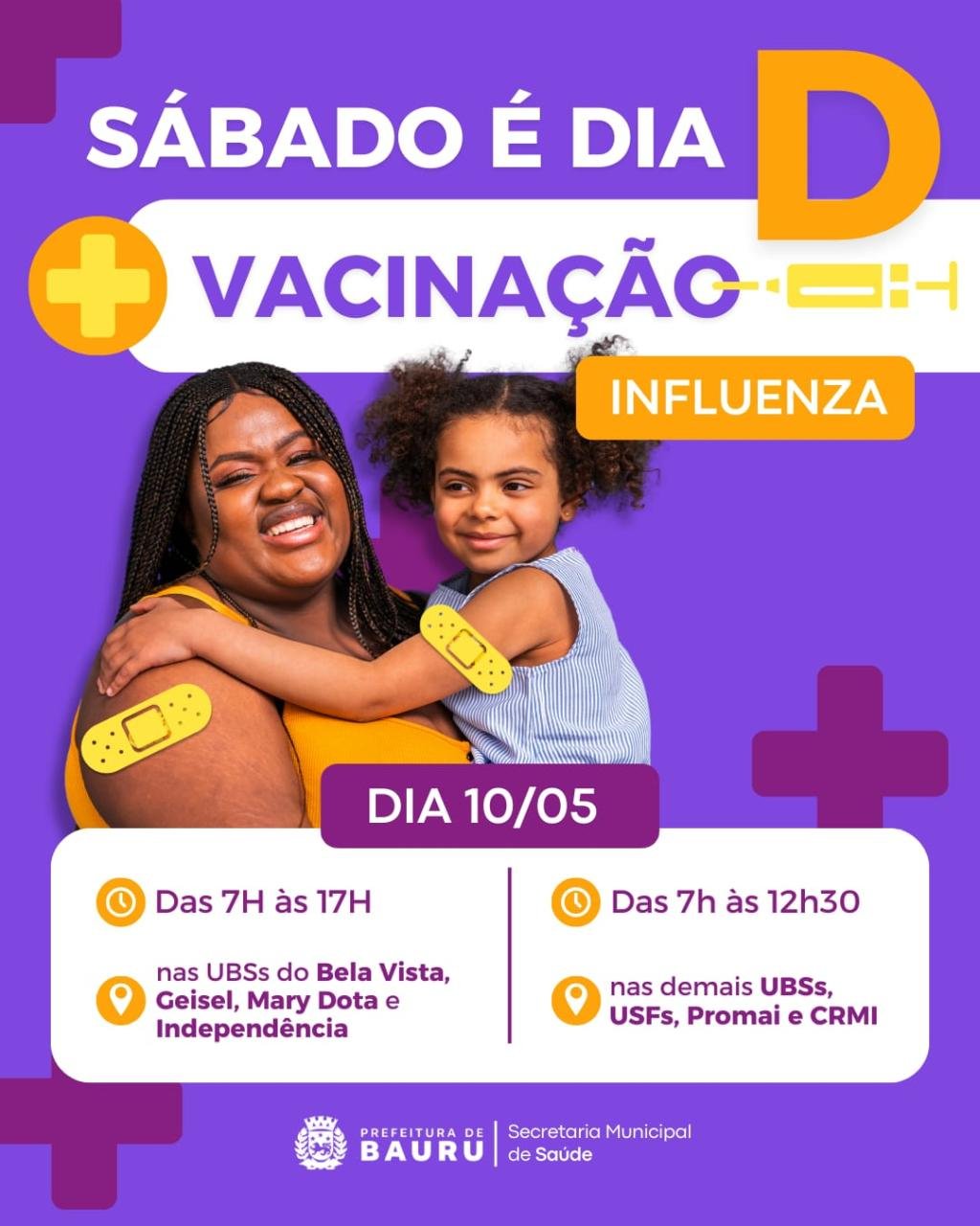 Dia D de Vacinação contra Influenza em Bauru: Confira Locais e Horários