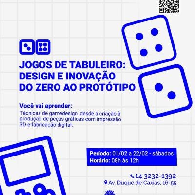 Curso ‘Jogos de Tabuleiro: Design e Inovação do Zero ao Protótipo’ está com inscrições abertas no CIT
