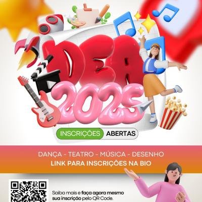 Divisão de Ensino às Artes abre inscrições para cursos