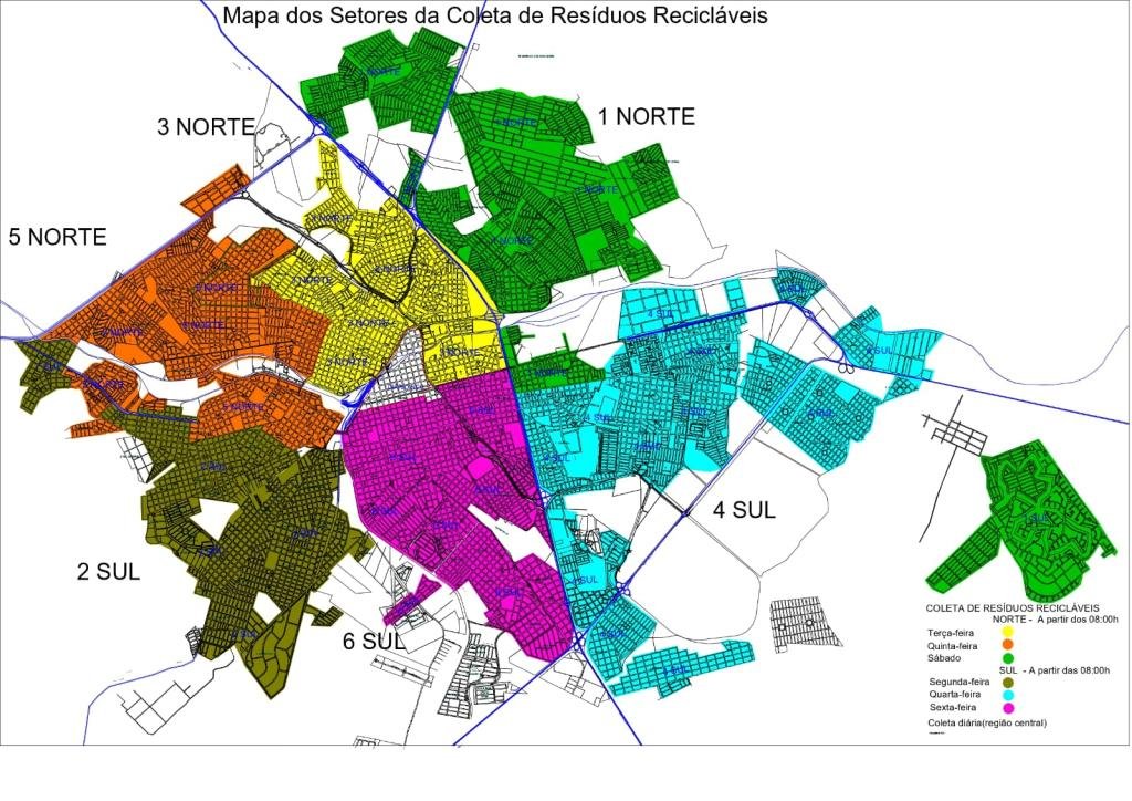 Bauru inicia nova setorização da coleta seletiva nesta segunda-feira
