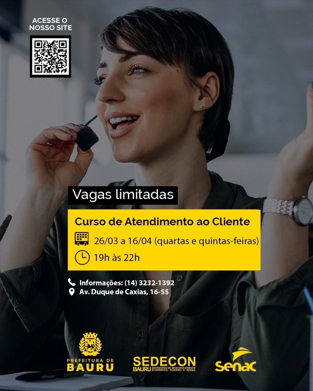CIT abre inscrições para curso ‘Atendimento ao Cliente’ em parceria com o Senac-Bauru