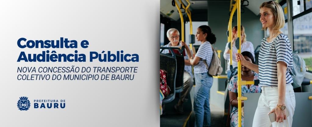 Prefeitura de Bauru abre consulta pública da concessão do Lote 1 do transporte coletivo