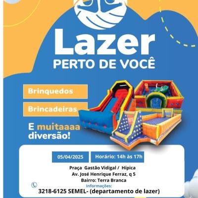 Programa ‘Lazer Perto de Você’ neste sábado será na Praça da Hípica