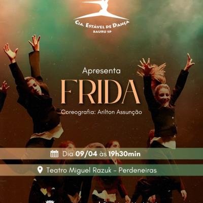 Companhia Estável de Dança apresenta 'FRIDA' em Pederneiras na próxima quarta-feira