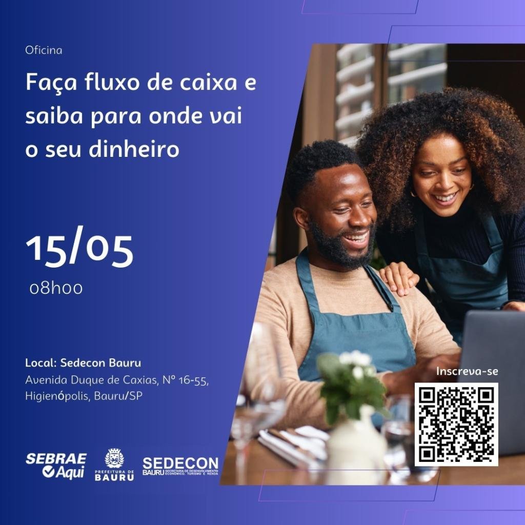 Sedecon oferece a oficina ‘Faça Fluxo de Caixa e Saiba para Onde Vai o seu Dinheiro’ em parceria com o Sebrae